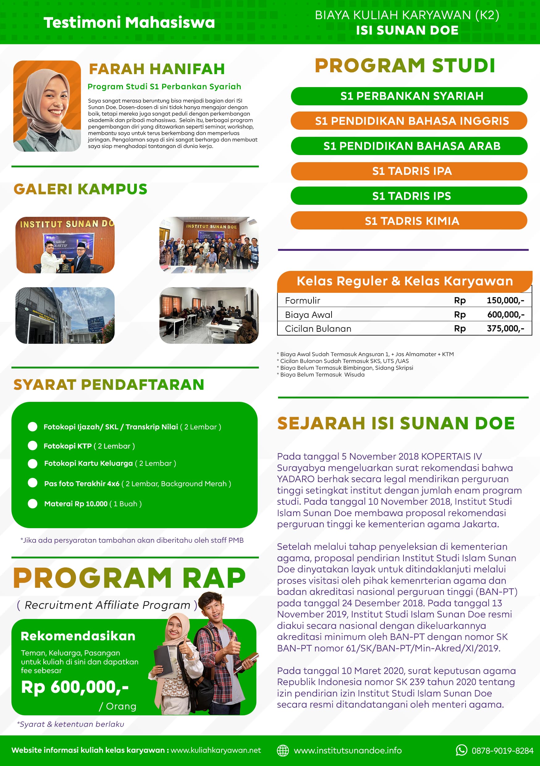 Brosur Belakang